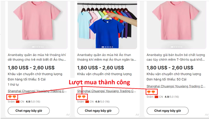 chọn shop có nhiều biểu tượng kim cương