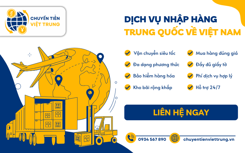 Lợi ích khi nhập hàng Trung Quốc qua CHUYỂN TIỀN VIỆT TRUNG