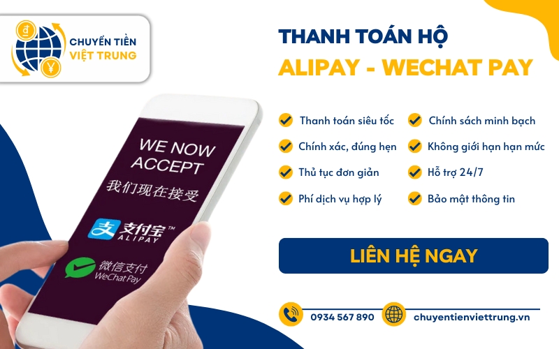 Dịch vụ thanh toán hộ tại CHUYỂN TIỀN VIỆT TRUNG