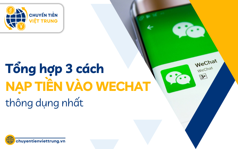 cách nạp tiền vào WeChat