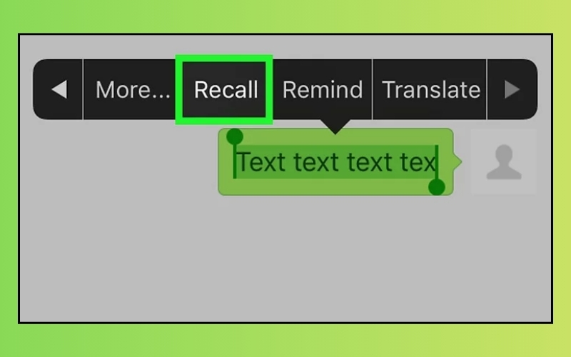 WeChat có cho phép thu hồi tin nhắn đã gửi không