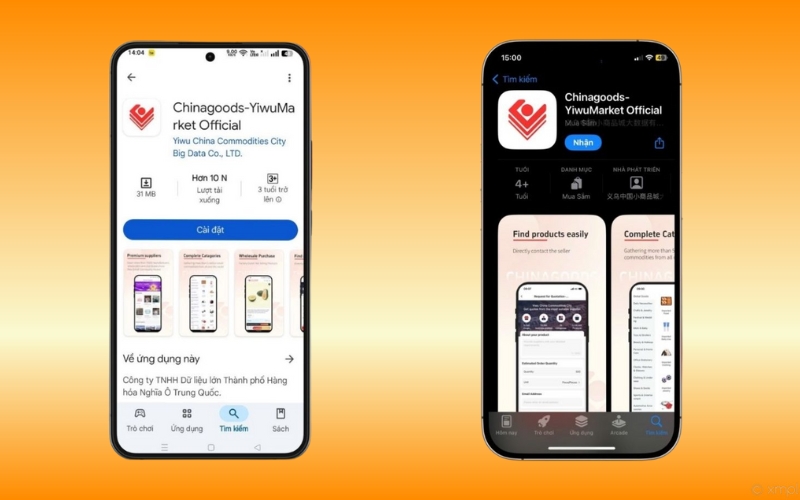 Link tải app Chinagoods cho điện thoại Android và iOS