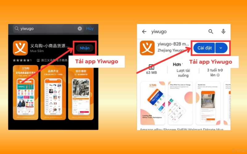 Link tải app Yiwugo cho điện thoại Android và iOS mới nhất