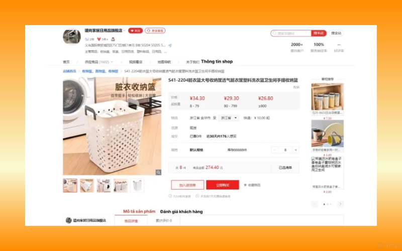 Xem chi tiết thông tin sản phẩm khi mua hàng Chinagoods.com
