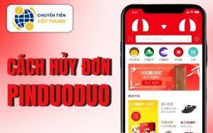 cách hủy đơn Pinduoduo