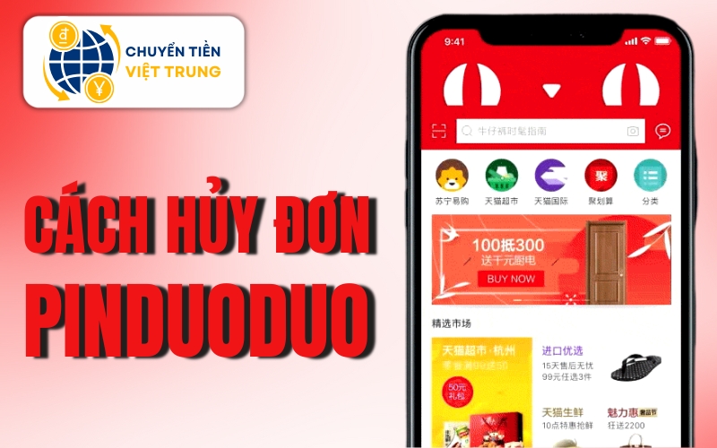cách hủy đơn Pinduoduo
