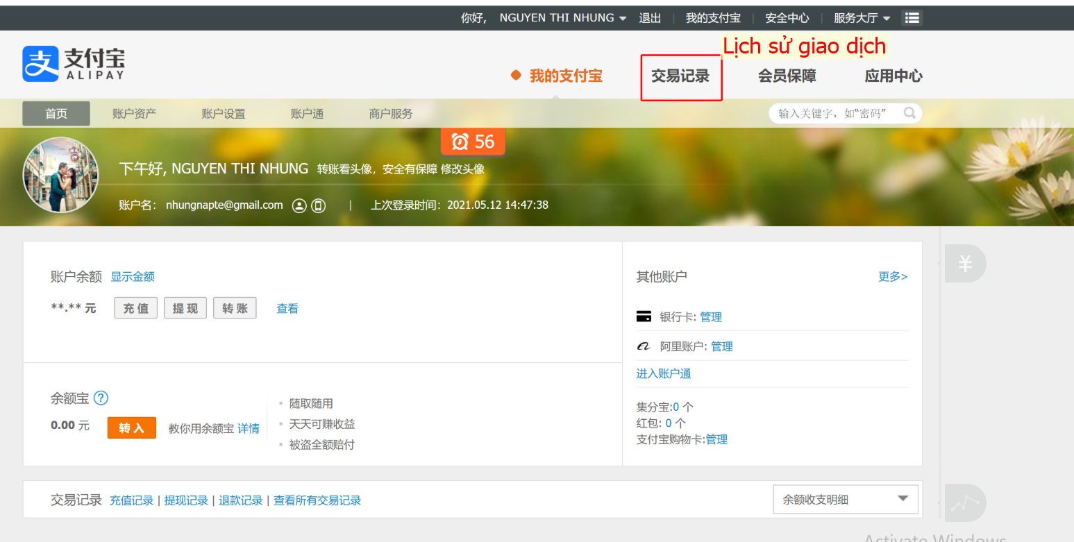 kiểm tra tất cả các đơn hàng đã gửi lệnh thanh toán hộ