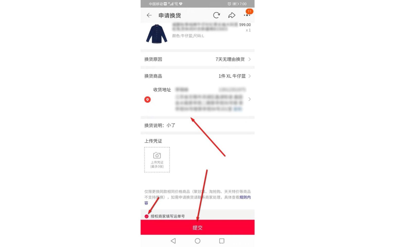 tích chọn mục ủy quyền và nhấn xác nhận