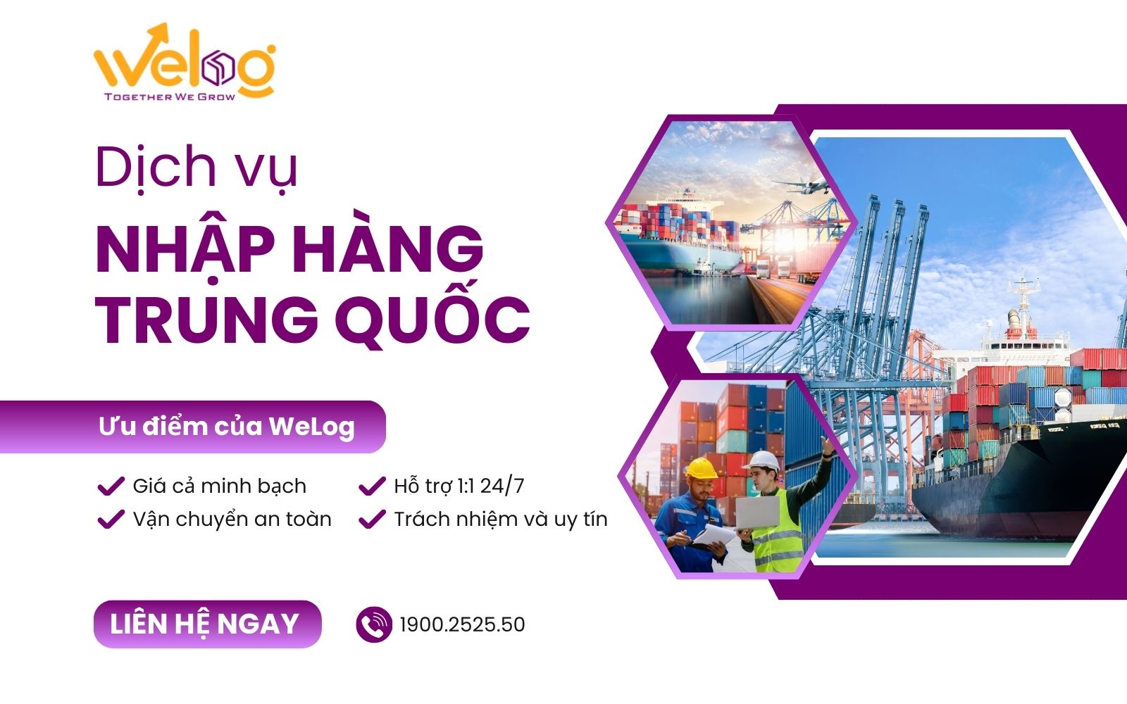 Dịch vụ Nhập hàng Trung Quốc WeLog Logistics