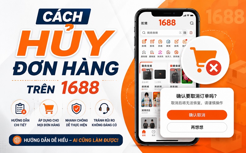 cách hủy đơn hàng trên 1688