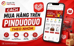 cách mua hàng trên Pinduoduo theo nhóm