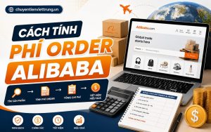 cách tính phí order Alibaba