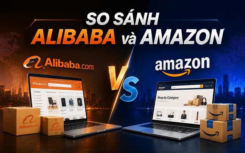 Alibaba và Amazon