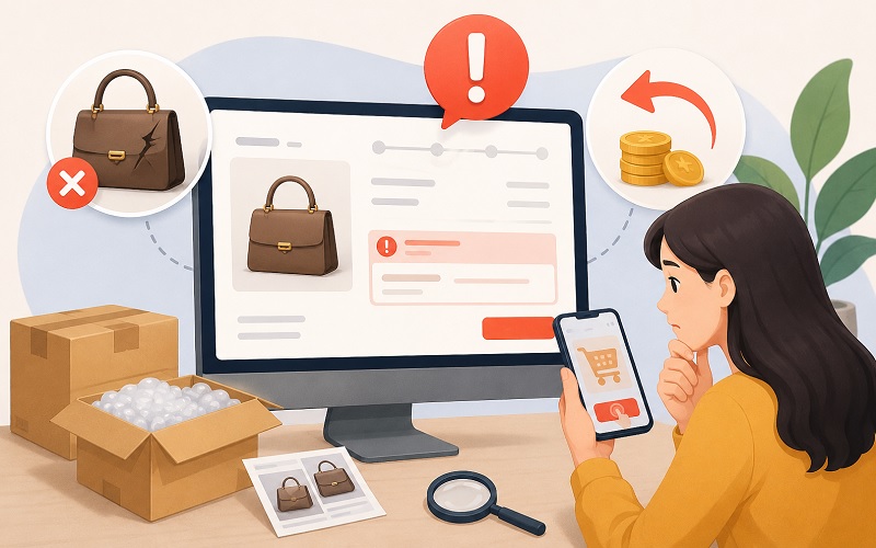 các trường hợp gửi khiếu nại 1688