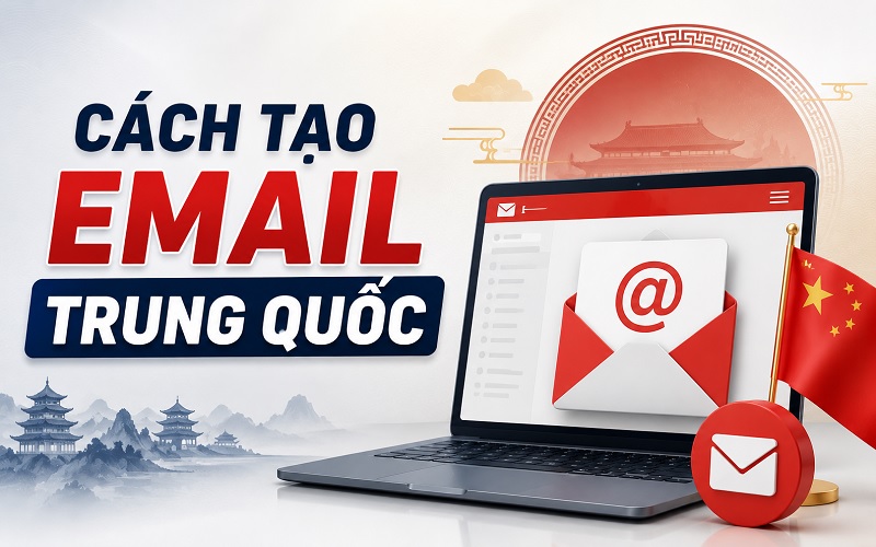 cách tạo email Trung Quốc