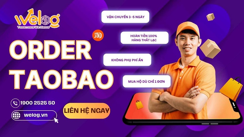 Dịch vụ nhập hộ hàng Taobao giá sỉ tại WeLog Logistics
