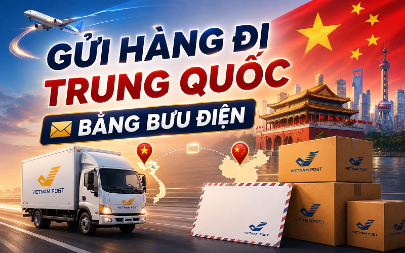 gửi hàng đi Trung Quốc bằng bưu điện