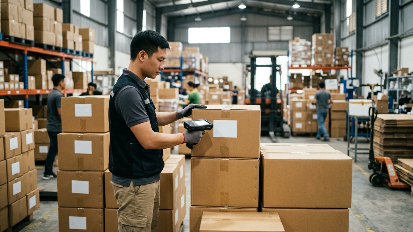 Chủ kho theo dõi vận đơn và cân nhắc chi phí làm app