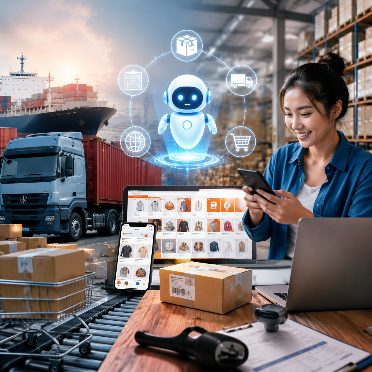 AI agent cho doanh nghiệp logistics Việt - Trung