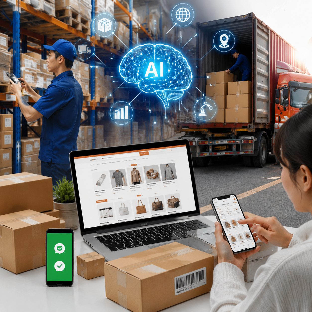 Ứng dụng AI trong doanh nghiệp logistics